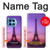 W3447 Eiffel Paris Sunset Funda Carcasa Case y Caso Del Tirón Funda para OnePlus 12R