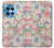 W3688 Floral Flower Art Pattern Funda Carcasa Case y Caso Del Tirón Funda para OnePlus 12R