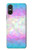 W3747 Trans Flag Polygon Funda Carcasa Case y Caso Del Tirón Funda para Sony Xperia 10 VI