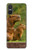 W3917 Capybara Family Giant Guinea Pig Funda Carcasa Case y Caso Del Tirón Funda para Sony Xperia 10 VI