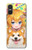 W3918 Baby Corgi Dog Corgi Girl Candy Funda Carcasa Case y Caso Del Tirón Funda para Sony Xperia 10 VI