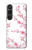 W3707 Pink Cherry Blossom Spring Flower Funda Carcasa Case y Caso Del Tirón Funda para Sony Xperia 1 VI