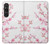 W3707 Pink Cherry Blossom Spring Flower Funda Carcasa Case y Caso Del Tirón Funda para Sony Xperia 1 VI
