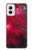 W3368 Zodiac Red Galaxy Funda Carcasa Case y Caso Del Tirón Funda para Motorola Moto G Power 5G (2024)