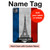 W2859 Vintage France Flag Eiffel Tower Funda Carcasa Case para iPad Pro 11 (2024)