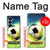 W3844 Glowing Football Soccer Ball Funda Carcasa Case y Caso Del Tirón Funda para Samsung Galaxy Z Fold 6