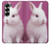 W3870 Cute Baby Bunny Funda Carcasa Case y Caso Del Tirón Funda para Samsung Galaxy Z Fold 6