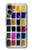 W3956 Watercolor Palette Box Graphic Funda Carcasa Case y Caso Del Tirón Funda para iPhone 16 plus