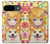 W3918 Baby Corgi Dog Corgi Girl Candy Funda Carcasa Case y Caso Del Tirón Funda para Google Pixel 9