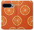 W3946 Seamless Orange Pattern Funda Carcasa Case y Caso Del Tirón Funda para Google Pixel 9 Pro