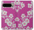 W3924 Cherry Blossom Pink Background Funda Carcasa Case y Caso Del Tirón Funda para Google Pixel 9 Pro XL