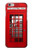 W0058 British Red Telephone Box Funda Carcasa Case y Caso Del Tirón Funda para iPhone 6 Plus, 6S Plus