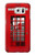 W0058 British Red Telephone Box Funda Carcasa Case y Caso Del Tirón Funda para Samsung Galaxy S7 Edge