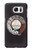 W0059 Retro Rotary Phone Dial On Funda Carcasa Case y Caso Del Tirón Funda para Samsung Galaxy S7