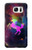 W2486 Rainbow Unicorn Nebula Space Funda Carcasa Case y Caso Del Tirón Funda para Samsung Galaxy S7