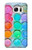 W3235 Watercolor Mixing Funda Carcasa Case y Caso Del Tirón Funda para Samsung Galaxy S7