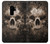 W0552 Skull Funda Carcasa Case y Caso Del Tirón Funda para Samsung Galaxy S9 Plus