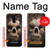 W0552 Skull Funda Carcasa Case y Caso Del Tirón Funda para Samsung Galaxy S9 Plus