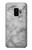 W2845 Gray Marble Texture Funda Carcasa Case y Caso Del Tirón Funda para Samsung Galaxy S9