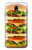 W0790 Hamburger Funda Carcasa Case y Caso Del Tirón Funda para Samsung Galaxy J7 (2018), J7 Aero, J7 Top, J7 Aura, J7 Crown, J7 Refine, J7 Eon, J7 V 2nd Gen, J7 Star