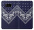 W3357 Navy Blue Bandana Pattern Funda Carcasa Case y Caso Del Tirón Funda para Samsung Galaxy S8