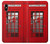 W0058 British Red Telephone Box Funda Carcasa Case y Caso Del Tirón Funda para iPhone X, iPhone XS