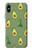 W3285 Avocado Fruit Pattern Funda Carcasa Case y Caso Del Tirón Funda para iPhone X, iPhone XS