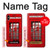 W0058 British Red Telephone Box Funda Carcasa Case y Caso Del Tirón Funda para iPhone XS Max