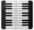 W3078 Black and White Piano Keyboard Funda Carcasa Case y Caso Del Tirón Funda para iPhone XS Max