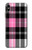 W3091 Pink Plaid Pattern Funda Carcasa Case y Caso Del Tirón Funda para iPhone XS Max