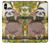 W3138 Cute Baby Sloth Paint Funda Carcasa Case y Caso Del Tirón Funda para iPhone XS Max