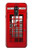 W0058 British Red Telephone Box Funda Carcasa Case y Caso Del Tirón Funda para LG Q Stylo 4, LG Q Stylus