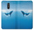 W0843 Blue Whale Funda Carcasa Case y Caso Del Tirón Funda para LG Q Stylo 4, LG Q Stylus