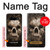 W0552 Skull Funda Carcasa Case y Caso Del Tirón Funda para Samsung Galaxy S10 Plus