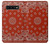 W3355 Bandana Red Pattern Funda Carcasa Case y Caso Del Tirón Funda para Samsung Galaxy S10 Plus