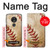 W0064 Baseball Funda Carcasa Case y Caso Del Tirón Funda para Motorola Moto G7 Power