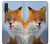 W0417 Fox Funda Carcasa Case y Caso Del Tirón Funda para Samsung Galaxy A50