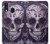 W3582 Purple Sugar Skull Funda Carcasa Case y Caso Del Tirón Funda para Samsung Galaxy A40