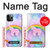 W3070 Rainbow Unicorn Pastel Sky Funda Carcasa Case y Caso Del Tirón Funda para iPhone 11 Pro