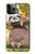 W3138 Cute Baby Sloth Paint Funda Carcasa Case y Caso Del Tirón Funda para iPhone 11 Pro