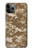 W3294 Army Desert Tan Coyote Camo Camouflage Funda Carcasa Case y Caso Del Tirón Funda para iPhone 11 Pro