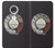 W0059 Retro Rotary Phone Dial On Funda Carcasa Case y Caso Del Tirón Funda para Motorola Moto G7, Moto G7 Plus