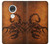 W0683 Scorpion Tattoo Funda Carcasa Case y Caso Del Tirón Funda para Motorola Moto G7, Moto G7 Plus