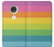 W2363 Rainbow Pattern Funda Carcasa Case y Caso Del Tirón Funda para Motorola Moto G7, Moto G7 Plus