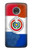 W3017 Paraguay Flag Funda Carcasa Case y Caso Del Tirón Funda para Motorola Moto G7, Moto G7 Plus