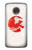 W3237 Waves Japan Flag Funda Carcasa Case y Caso Del Tirón Funda para Motorola Moto G7, Moto G7 Plus