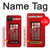 W0058 British Red Telephone Box Funda Carcasa Case y Caso Del Tirón Funda para Google Pixel 4