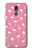 W2858 Pink Flamingo Pattern Funda Carcasa Case y Caso Del Tirón Funda para LG Stylo 5