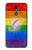 W2899 Rainbow LGBT Gay Pride Flag Funda Carcasa Case y Caso Del Tirón Funda para LG Stylo 5