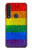 W2683 Rainbow LGBT Pride Flag Funda Carcasa Case y Caso Del Tirón Funda para Motorola Moto G8 Plus